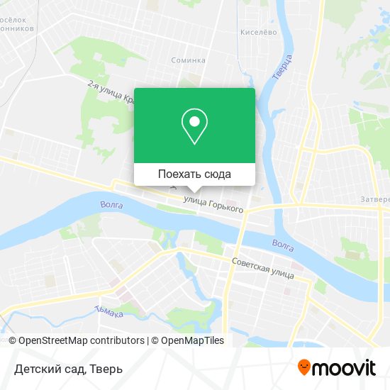 Карта Детский сад