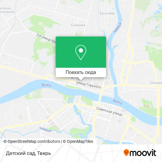 Карта Детский сад