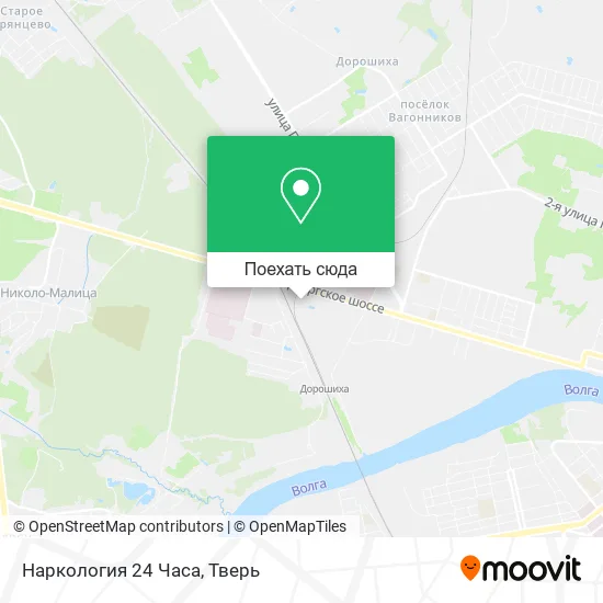 Карта Наркология 24 Часа