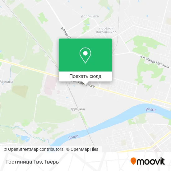 Карта Гостиница Твз