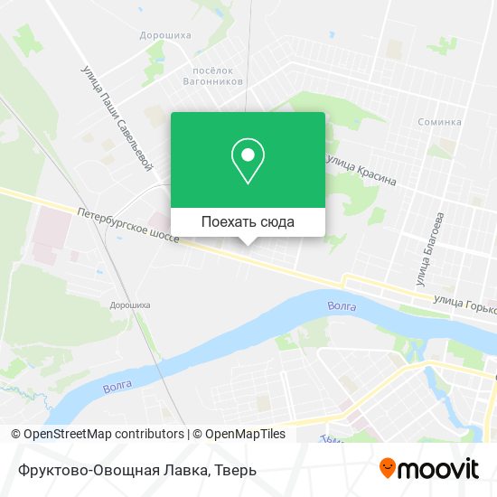 Карта Фруктово-Овощная Лавка