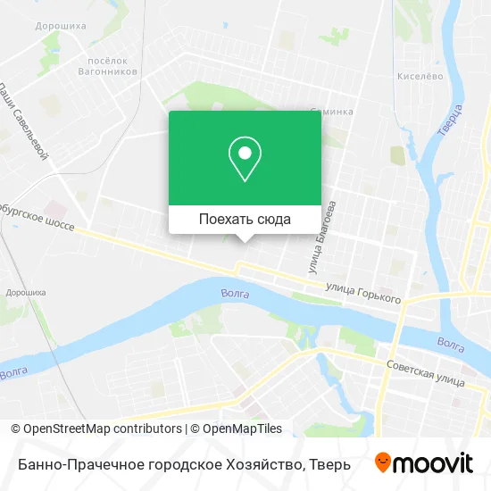 Карта Банно-Прачечное городское Хозяйство
