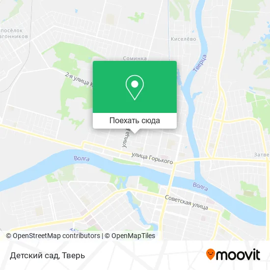 Карта Детский сад
