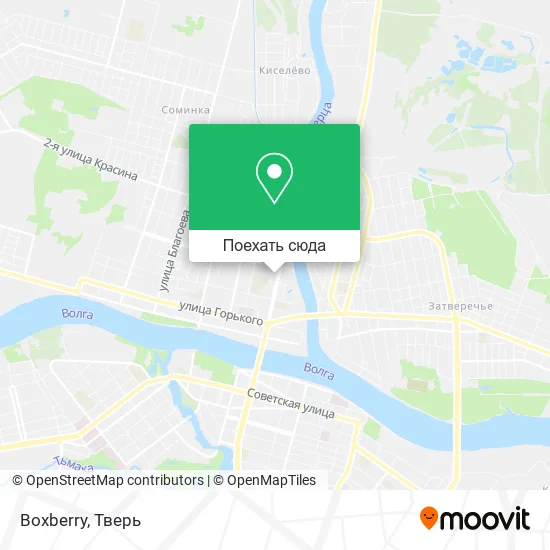 Карта Boxberry