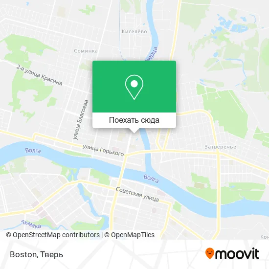 Карта Boston