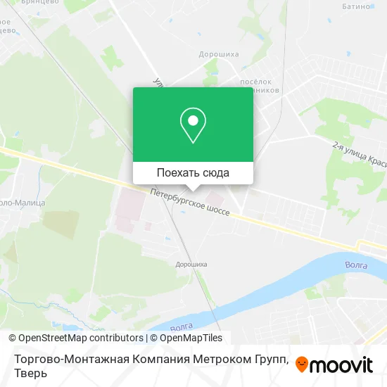 Карта Торгово-Монтажная Компания Метроком Групп