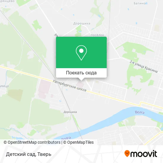 Карта Детский сад