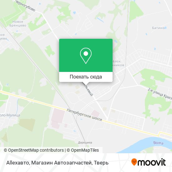 Карта Allexавто, Магазин Автозапчастей