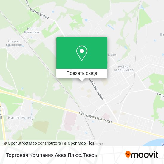 Карта Торговая Компания Аква Плюс