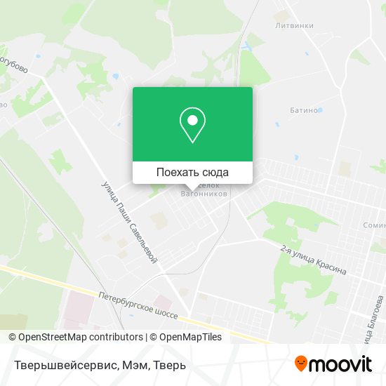 Карта Тверьшвейсервис, Мэм