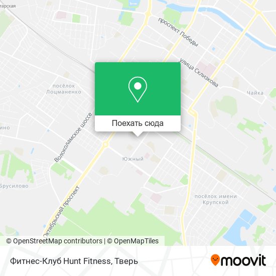Карта Фитнес-Клуб Hunt Fitness