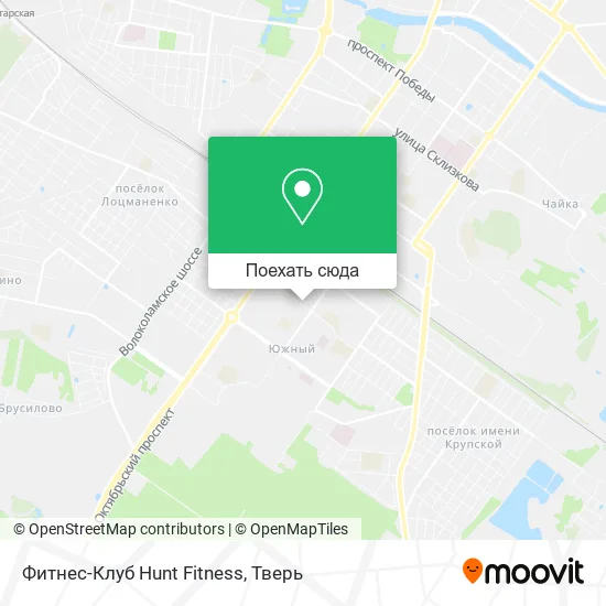 Карта Фитнес-Клуб Hunt Fitness