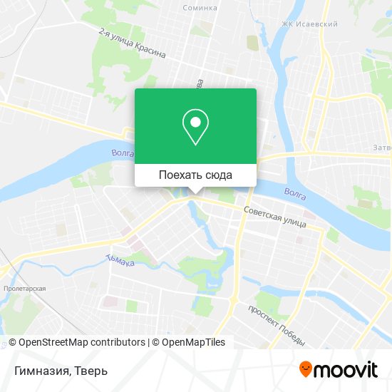 Карта Гимназия
