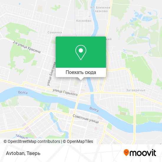 Карта Avtoban