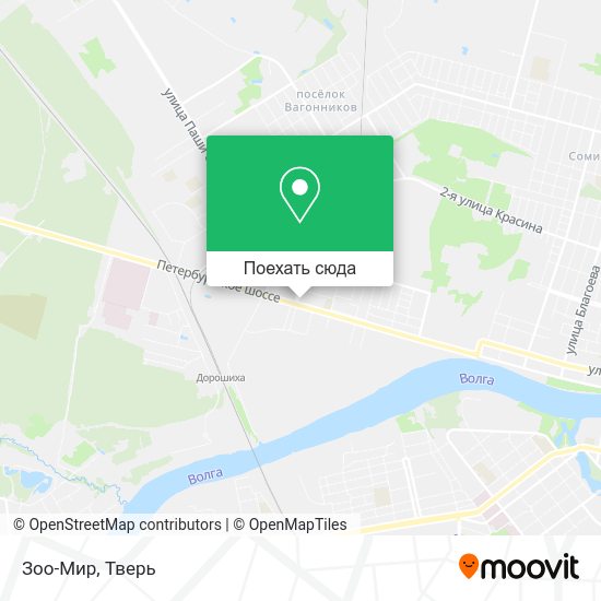 Карта Зоо-Мир