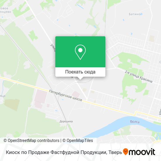 Карта Киоск по Продаже Фастфудной Продукции
