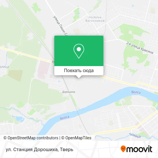 Карта ул. Станция Дорошиха