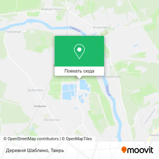Карта Деревня Шаблино
