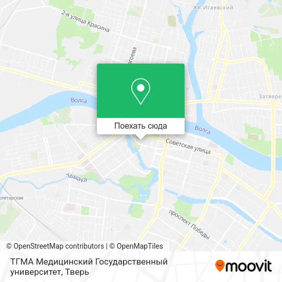 Карта ТГМА Медицинский Государственный университет