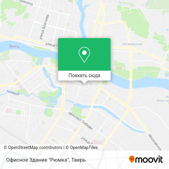 Карта Офисное Здание "Рюмка"