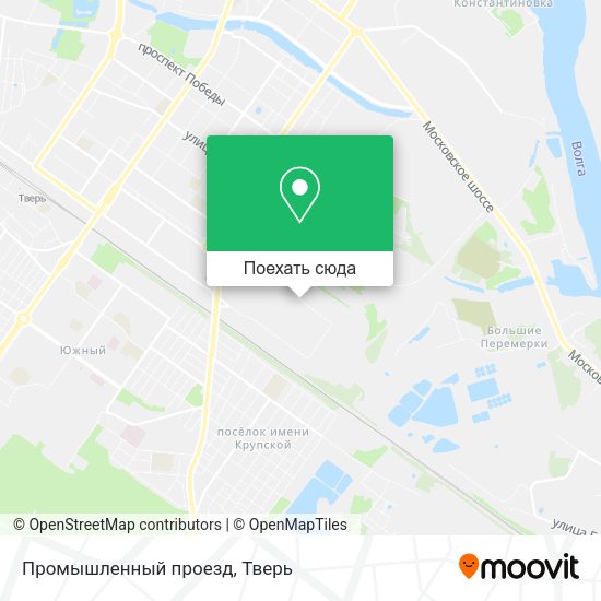 Карта Промышленный проезд