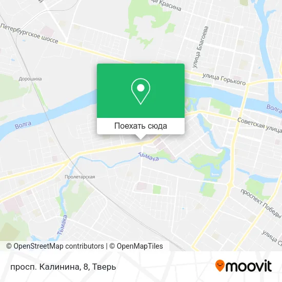 Карта просп. Калинина, 8