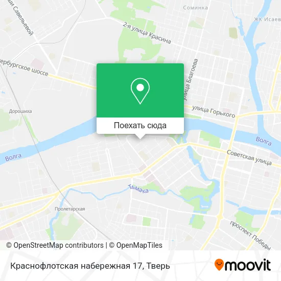 Карта Краснофлотская набережная 17