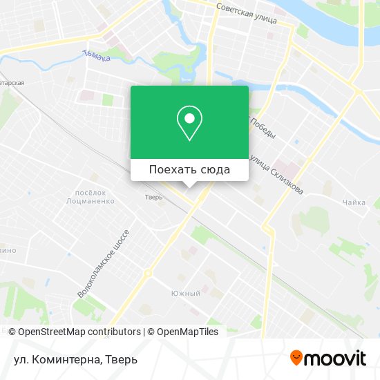 Карта ул. Коминтерна