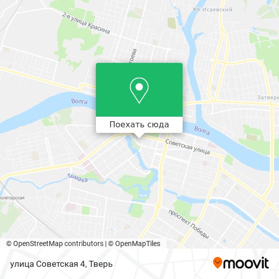Карта улица Советская 4