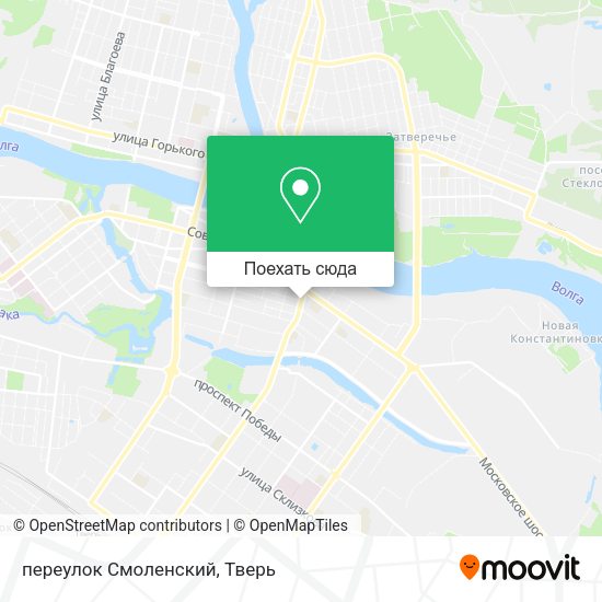 Карта переулок Смоленский