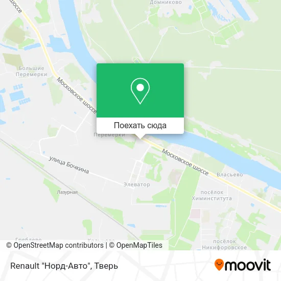 Карта Renault "Норд-Авто"