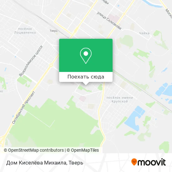 Карта Дом Киселёва Михаила