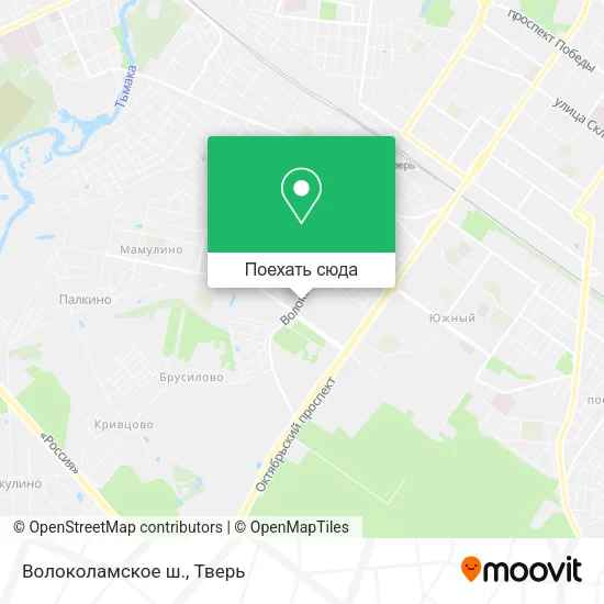 Карта Волоколамское ш.