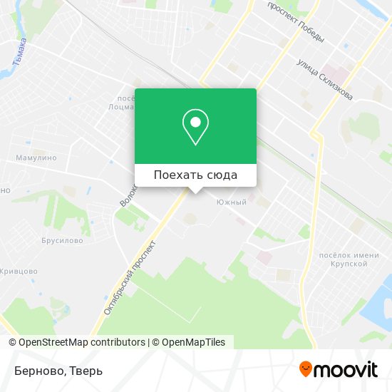 Карта Берново