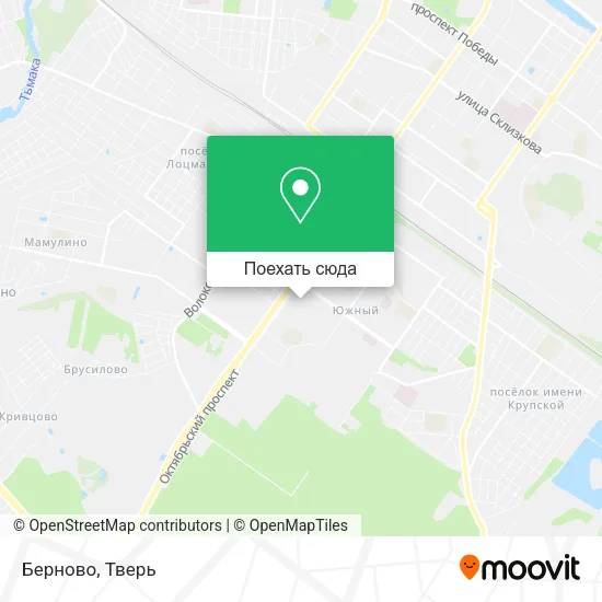 Карта Берново