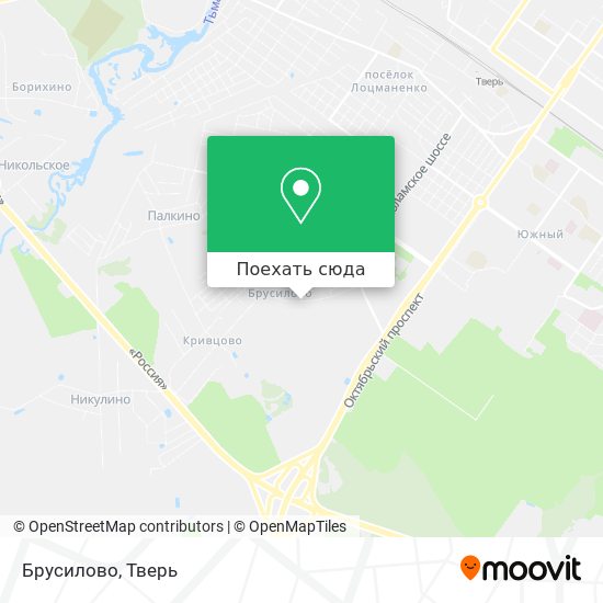 Карта Брусилово