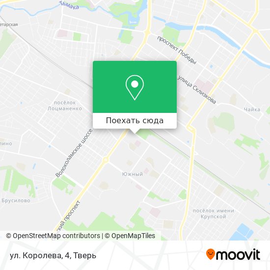 Карта ул. Королева, 4