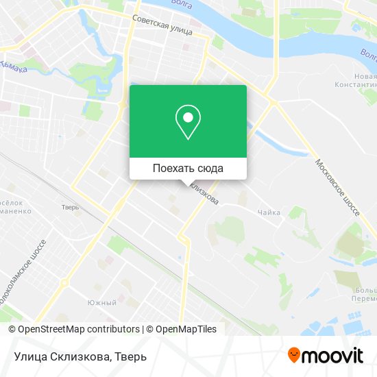 Карта Улица Склизкова