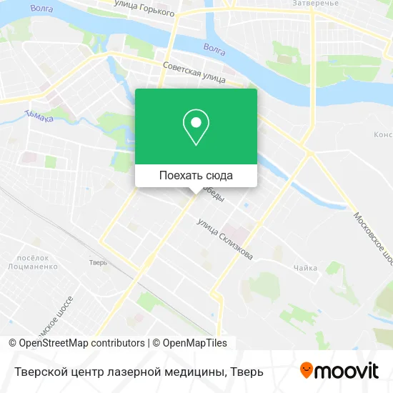 Карта Тверской центр лазерной медицины