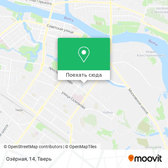 Карта Озёрная, 14