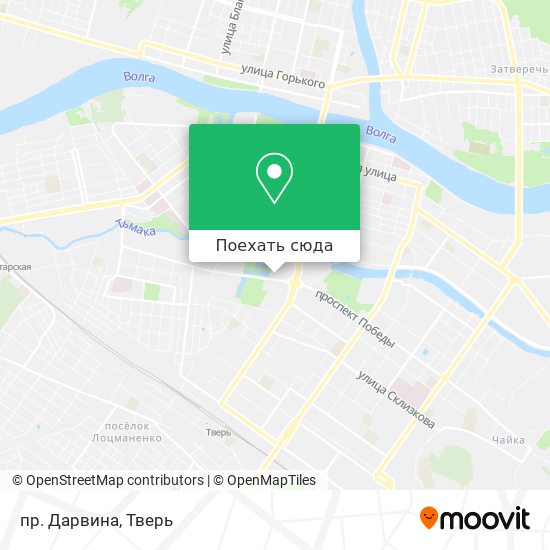 Карта пр. Дарвина