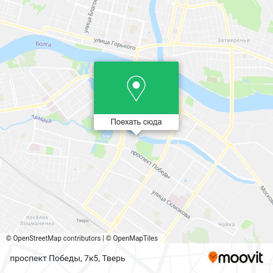 Карта проспект Победы, 7к5