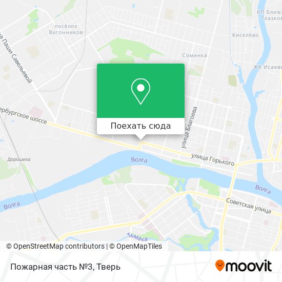 Карта Пожарная часть №3