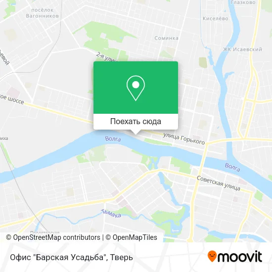 Карта Офис "Барская Усадьба"