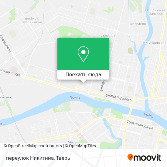 Карта переулок Никитина