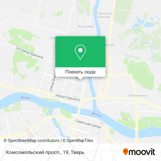 Карта Комсомольский просп., 19