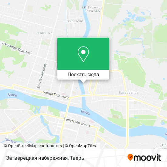 Карта Затверецкая набережная