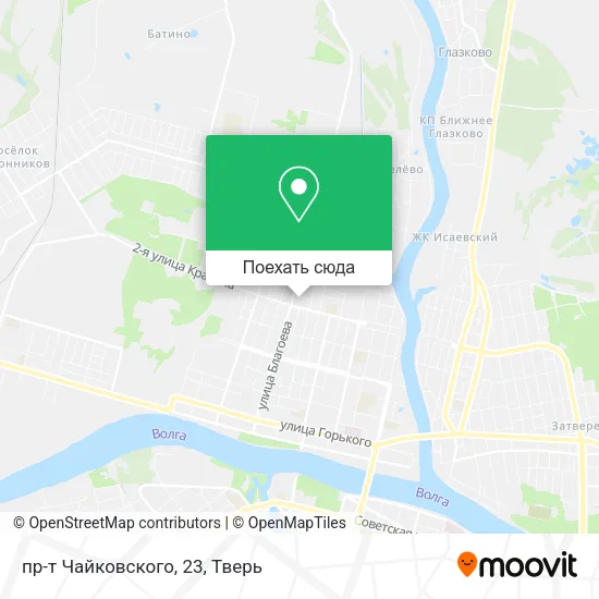 Карта пр-т Чайковского, 23