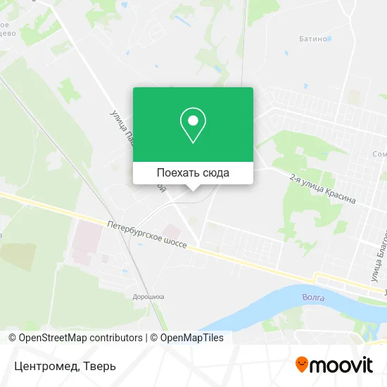 Карта Центромед