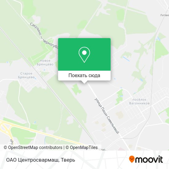 Карта ОАО Центросвармаш